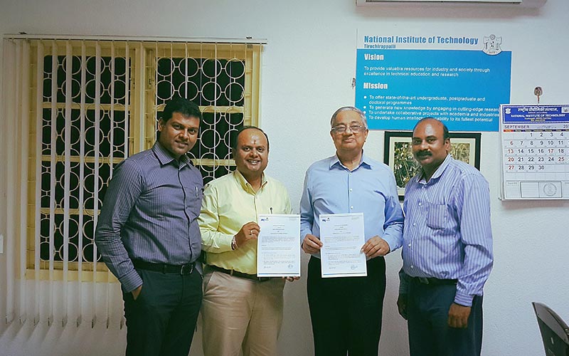 MOU with NIT - Trichy, Tamil Nadu