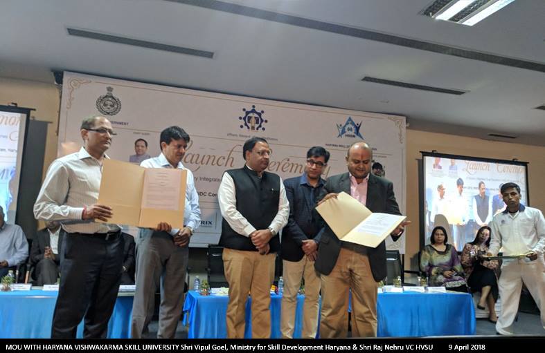 MOU with Haryana Vishwakarma Skill University - Haryana