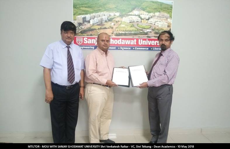MOU with Sanjay Ghodawat University - Kolhapur