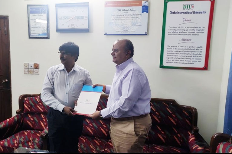 MOU with Dhaka International University, Bangladesh